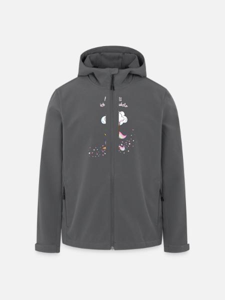 Caticorn Schaukel - Recycelte Männer Softshell-Jacke von Stanley/Stella - Anthrazit