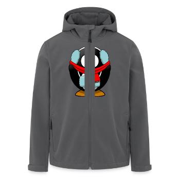 penguin93 - Recycelte Männer Softshell-Jacke von Stanley/Stella - Anthrazit - Vorne - AI Model Male 185 light (185cm)