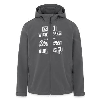 Dirigieren Chorleiter Dirigent Chor Gesangschor - Recycelte Männer Softshell-Jacke von Stanley/Stella - Anthrazit - Vorne - AI Model Male 185 light (185cm)