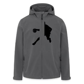 Basketball # 1 - Recycelte Männer Softshell-Jacke von Stanley/Stella - Anthrazit - Vorne - AI Model Male 185 light (185cm)