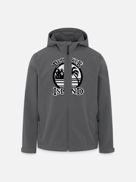 Plunder Island - Recycelte Männer Softshell-Jacke von Stanley/Stella - Anthrazit