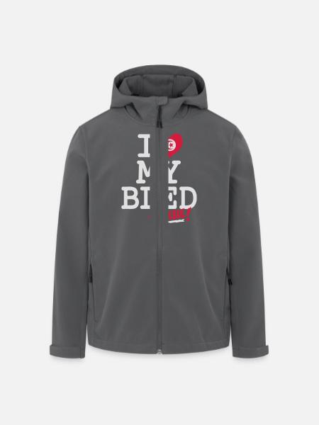 I love MY BLED Tunisie - Recycelte Männer Softshell-Jacke von Stanley/Stella - Anthrazit