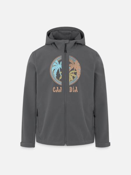 Kambodscha - Recycelte Männer Softshell-Jacke von Stanley/Stella - Anthrazit