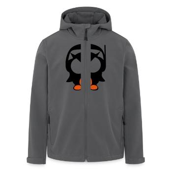 beat owl - beat eule - Recycelte Männer Softshell-Jacke von Stanley/Stella - Anthrazit - Vorne - AI Model Male 185 light (185cm)