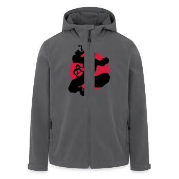 Kampfsport, Karate, Boxing, Ninjutsu, Kung Fu, - Recycelte Männer Softshell-Jacke von Stanley/Stella - Anthrazit - Vorne - AI Model Male 185 light (185cm)