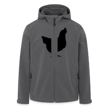 Huhn - Recycelte Männer Softshell-Jacke von Stanley/Stella - Anthrazit - Vorne - AI Model Male 185 light (185cm)