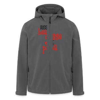 Aussi beau gosse que papa - Recycelte Männer Softshell-Jacke von Stanley/Stella - Anthrazit - Vorne - AI Model Male 185 light (185cm)