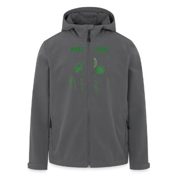 Malpractice Save the Party - Recycelte Männer Softshell-Jacke von Stanley/Stella - Anthrazit - Vorne - AI Model Male 185 light (185cm)