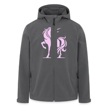 einhorn - Recycelte Männer Softshell-Jacke von Stanley/Stella - Anthrazit - Vorne - AI Model Male 185 light (185cm)