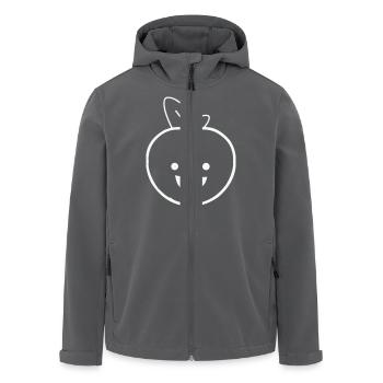 apfel smile - Recycelte Männer Softshell-Jacke von Stanley/Stella - Anthrazit - Vorne - AI Model Male 185 light (185cm)
