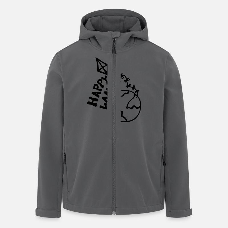 Happyland www.cahcc.site - Veste softshell homme en polyester recyclé Stanley/Stella - charbon