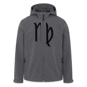 virgo / jungfrau - Recycelte Männer Softshell-Jacke von Stanley/Stella - Anthrazit - Vorne - AI Model Male 185 light (185cm)