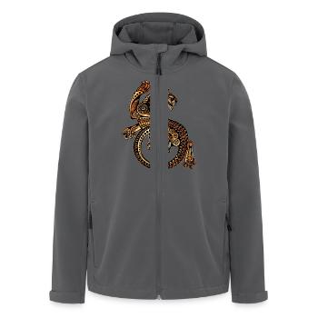 Jaguar - Recycelte Männer Softshell-Jacke von Stanley/Stella - Anthrazit - Vorne - AI Model Male 185 light (185cm)