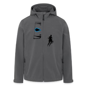 Kiter - Recycelte Männer Softshell-Jacke von Stanley/Stella - Anthrazit - Vorne - AI Model Male 185 light (185cm)