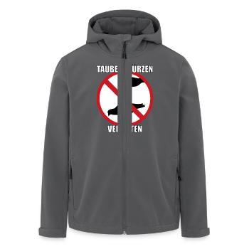 Tauben würzen verboten - Recycelte Männer Softshell-Jacke von Stanley/Stella - Anthrazit - Vorne - AI Model Male 185 light (185cm)