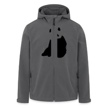 panda 3 - Recycelte Männer Softshell-Jacke von Stanley/Stella - Anthrazit - Vorne - AI Model Male 185 light (185cm)