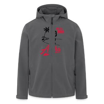 Aloha - do the Hula - Recycelte Männer Softshell-Jacke von Stanley/Stella - Anthrazit - Vorne - AI Model Male 185 light (185cm)