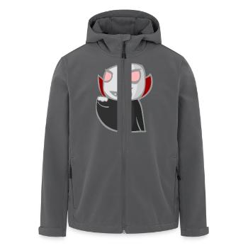vampir - Recycelte Männer Softshell-Jacke von Stanley/Stella - Anthrazit - Vorne - AI Model Male 185 light (185cm)