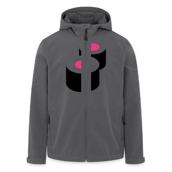 Sushi - Recycelte Männer Softshell-Jacke von Stanley/Stella - Anthrazit - Vorne - AI Model Male 185 light (185cm)