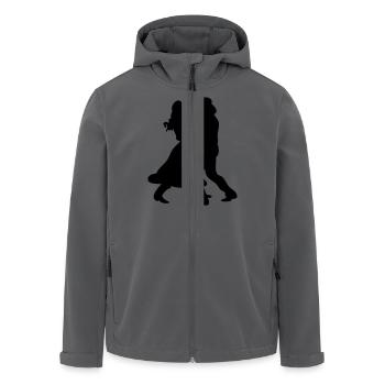 Tanz country - Recycelte Männer Softshell-Jacke von Stanley/Stella - Anthrazit - Vorne - AI Model Male 185 light (185cm)