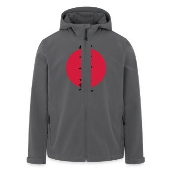 Karate - Recycelte Männer Softshell-Jacke von Stanley/Stella - Anthrazit - Vorne - AI Model Male 185 light (185cm)