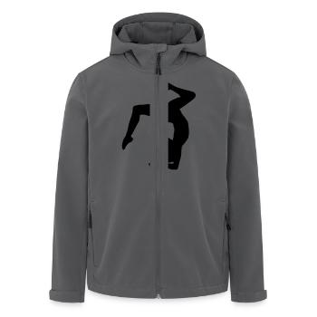 Turnerin Bodenturnen Kunstturnen - Recycelte Männer Softshell-Jacke von Stanley/Stella - Anthrazit - Vorne - AI Model Male 185 light (185cm)