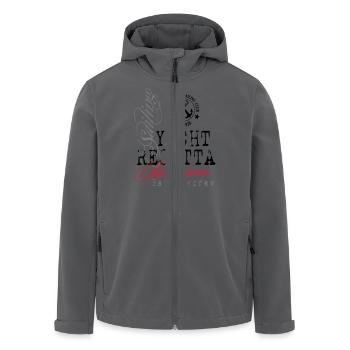 Maritime - Yacht Regatta - Recycelte Männer Softshell-Jacke von Stanley/Stella - Anthrazit - Vorne - AI Model Male 185 light (185cm)