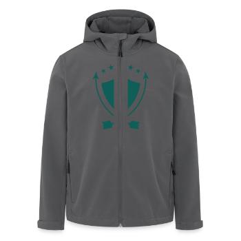 Schlosser / Schloss / Arbeit / Job - Recycelte Männer Softshell-Jacke von Stanley/Stella - Anthrazit - Vorne - AI Model Male 185 light (185cm)