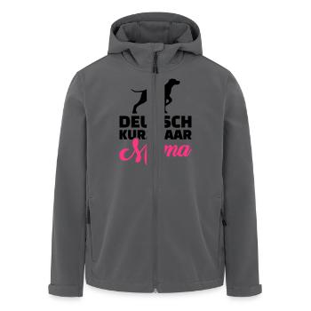 Deutsch Kurzhaar - Recycelte Männer Softshell-Jacke von Stanley/Stella - Anthrazit - Vorne - AI Model Male 185 light (185cm)