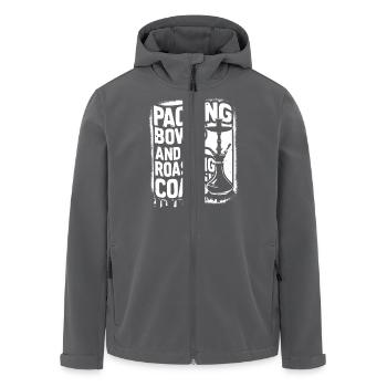 Perfektes Design für Shisha-Fans - Recycelte Männer Softshell-Jacke von Stanley/Stella - Anthrazit - Vorne - AI Model Male 185 light (185cm)