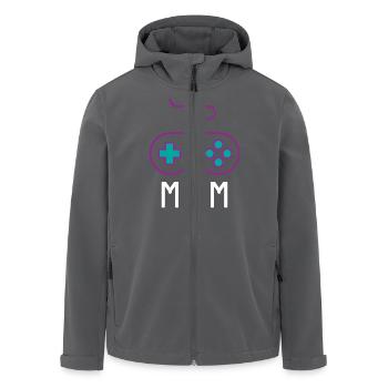 Mom Gamer - Recycelte Männer Softshell-Jacke von Stanley/Stella - Anthrazit - Vorne - AI Model Male 185 light (185cm)