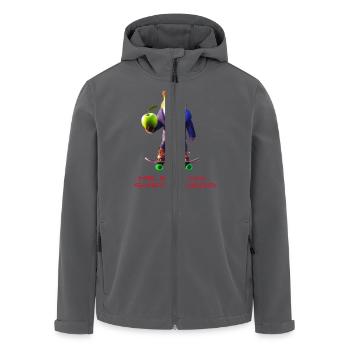 Fun monkey - Recycelte Männer Softshell-Jacke von Stanley/Stella - Anthrazit - Vorne - AI Model Male 185 light (185cm)