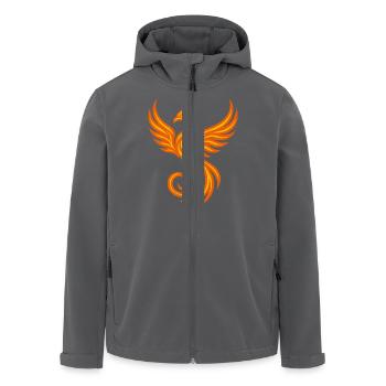 phoenix - Recycelte Männer Softshell-Jacke von Stanley/Stella - Anthrazit - Vorne - AI Model Male 185 light (185cm)