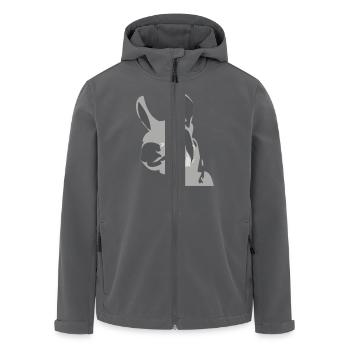lama - Recycelte Männer Softshell-Jacke von Stanley/Stella - Anthrazit - Vorne - AI Model Male 185 light (185cm)