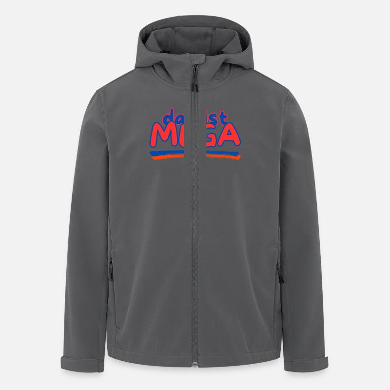 This is mega - Men’s Recycled Softshell Jacket by Stanley/Stella - anthracite