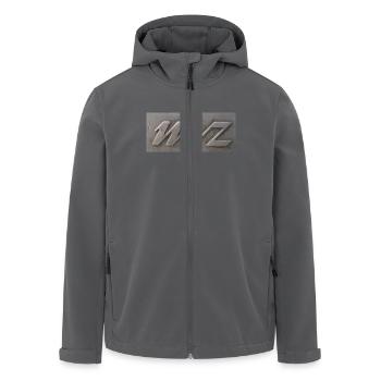 MZ-Logo - Recycelte Männer Softshell-Jacke von Stanley/Stella - Anthrazit - Vorne - AI Model Male 185 light (185cm)