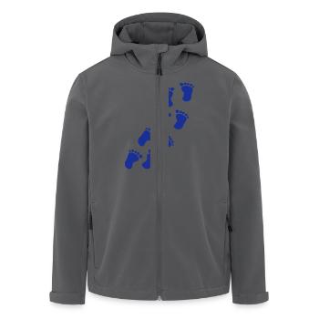 Baby - Recycelte Männer Softshell-Jacke von Stanley/Stella - Anthrazit - Vorne - AI Model Male 185 light (185cm)