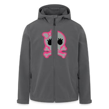 skull - Recycelte Männer Softshell-Jacke von Stanley/Stella - Anthrazit - Vorne - AI Model Male 185 light (185cm)