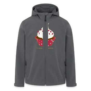 Muffin - Recycelte Männer Softshell-Jacke von Stanley/Stella - Anthrazit - Vorne - AI Model Male 185 light (185cm)
