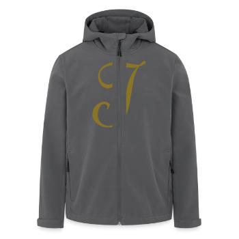 Buchstabe I - Recycelte Männer Softshell-Jacke von Stanley/Stella - Anthrazit - Vorne - AI Model Male 185 light (185cm)