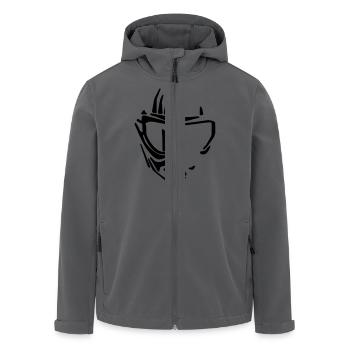 Freeride - Recycelte Männer Softshell-Jacke von Stanley/Stella - Anthrazit - Vorne - AI Model Male 185 light (185cm)