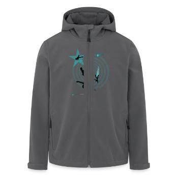 Breakdancer - Recycelte Männer Softshell-Jacke von Stanley/Stella - Anthrazit - Vorne - AI Model Male 185 light (185cm)