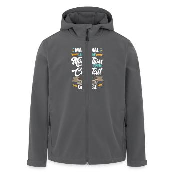 Motivation - Recycelte Männer Softshell-Jacke von Stanley/Stella - Anthrazit - Vorne - AI Model Male 185 light (185cm)