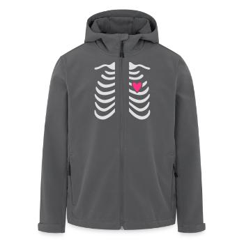 Skelett schwangerschaft - Recycelte Männer Softshell-Jacke von Stanley/Stella - Anthrazit - Vorne - AI Model Male 185 light (185cm)