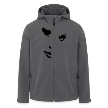 sexy girl, street art, tattoo - Recycelte Männer Softshell-Jacke von Stanley/Stella - Anthrazit - Vorne - AI Model Male 185 light (185cm)