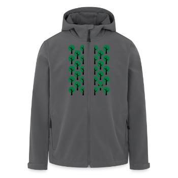 Fairytale - Märchen - Rotkäppchen - Wolf - Grafik - Recycelte Männer Softshell-Jacke von Stanley/Stella - Anthrazit - Vorne - AI Model Male 185 light (185cm)