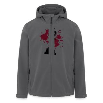 schach matt - Recycelte Männer Softshell-Jacke von Stanley/Stella - Anthrazit - Vorne - AI Model Male 185 light (185cm)