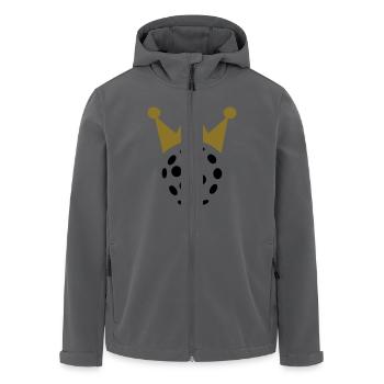 Floorball - Recycelte Männer Softshell-Jacke von Stanley/Stella - Anthrazit - Vorne - AI Model Male 185 light (185cm)