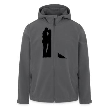 Hochzeit - Recycelte Männer Softshell-Jacke von Stanley/Stella - Anthrazit - Vorne - AI Model Male 185 light (185cm)