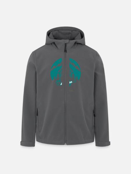 Livigno - Recycelte Männer Softshell-Jacke von Stanley/Stella - Anthrazit